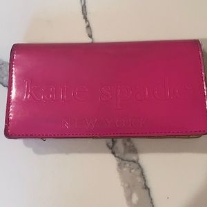 Kate Spade hot pink wallet
